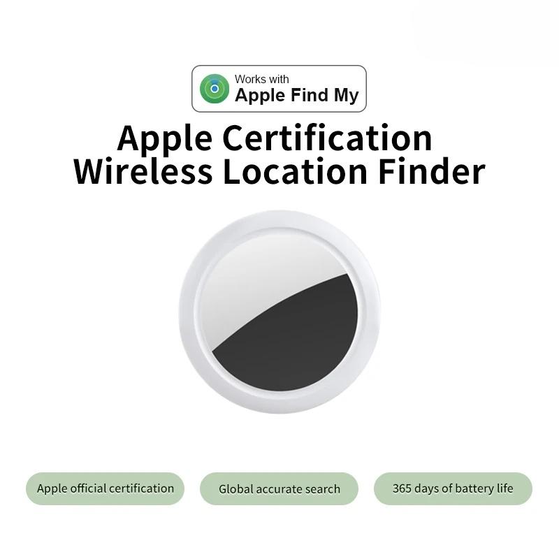 

Security Bluetooth GPS Tag Based on iphone Find My app Anti-lose Tracker Sound Locate Message Reminder Alarm Key Finder білий