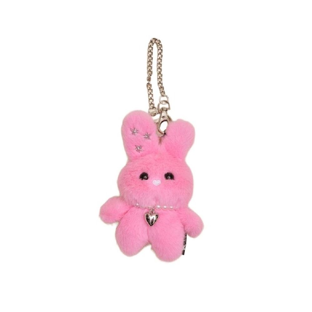

MOSSGARDEN1919 Boku Boku Character Keychain Star Cubic Rabbit (Pink) Star Cubic Rabbit (Pink)_50MGAC0110