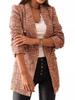 Giacca Blazer Corta da Donna Nuova a Manica Lunga con Stampa Floreale