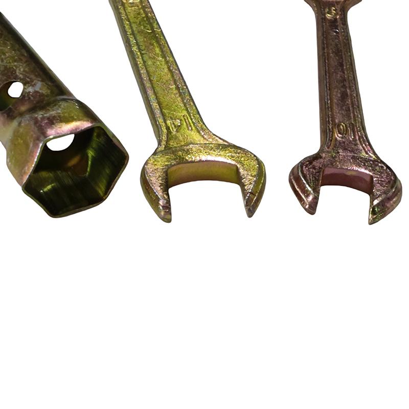 1 Set Aluminum Alloy Motorcycle Repair Tool Motorcycle Spark Plug Spanner Wrench Socket Tool Kit Pliers Wrenches Screwdrive