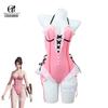 Naraka Cos Bladepoint Jumpsuit Feria Shen Cosplay Costume Pink Swimsuit Sexy Women Swimwear
