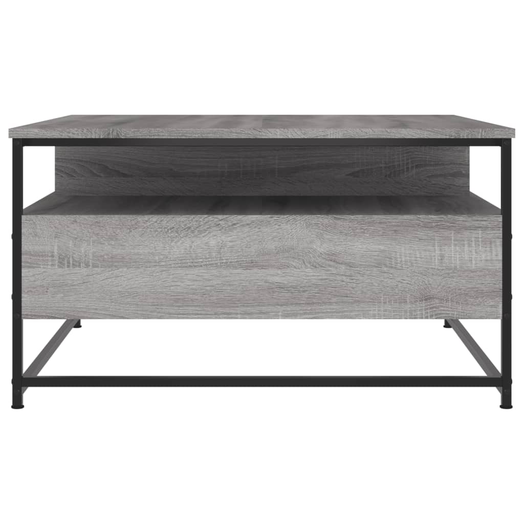  Coffee Table, Grey Sonoma Oak, 80x80x45 Cm
