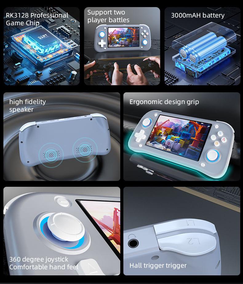 4.3-inch Handheld Game Console: PS Emulator, HD Output Arcade