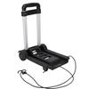 Folding Hand Truck 200lbs 4 Wheel Cart Collapsible Luggage Rolling Cart Enhanced Stability Easy Moving for Home Office