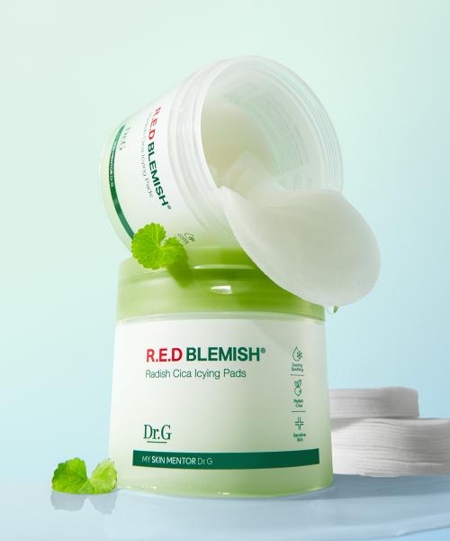 Dr.G Red Blemish Cica Icing Pad 120 Pads FREE