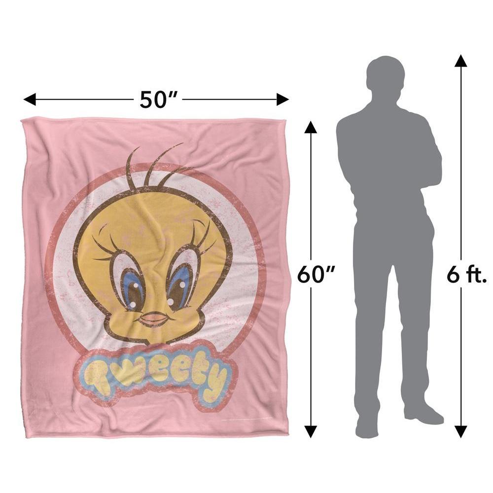 Looney Tunes Headshot Tweety Blanket