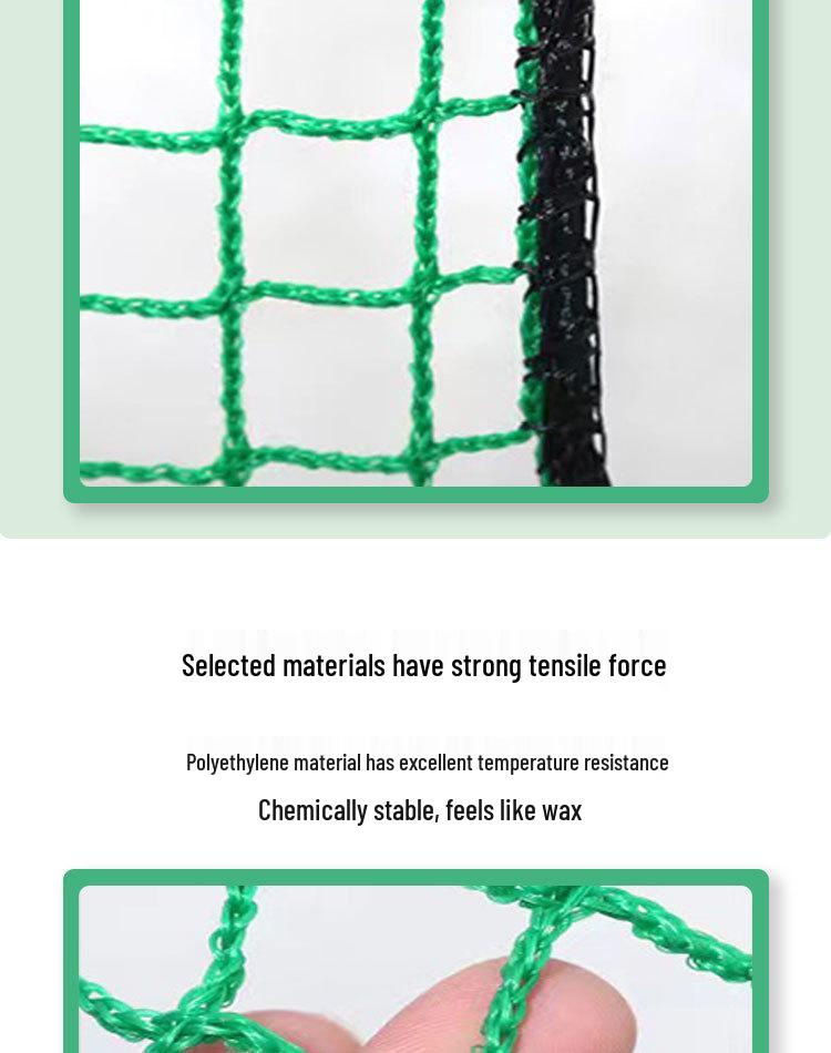 Indoor/Outdoor Golf Practice Net: Knotless, Green Enclosure for Golf and Baseball