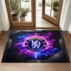 Chelsea FC Design Crystal Velvet Rug Soft Decorative Mat for Bedroom Entrance