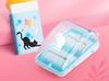 Plus Nao Eraser Debris Cleaner, Desktop Cleaner, Manual, Mini, Eraser Dust Catcher, Compact, Palm-Sized, Stylish & Cute - Sky Blue