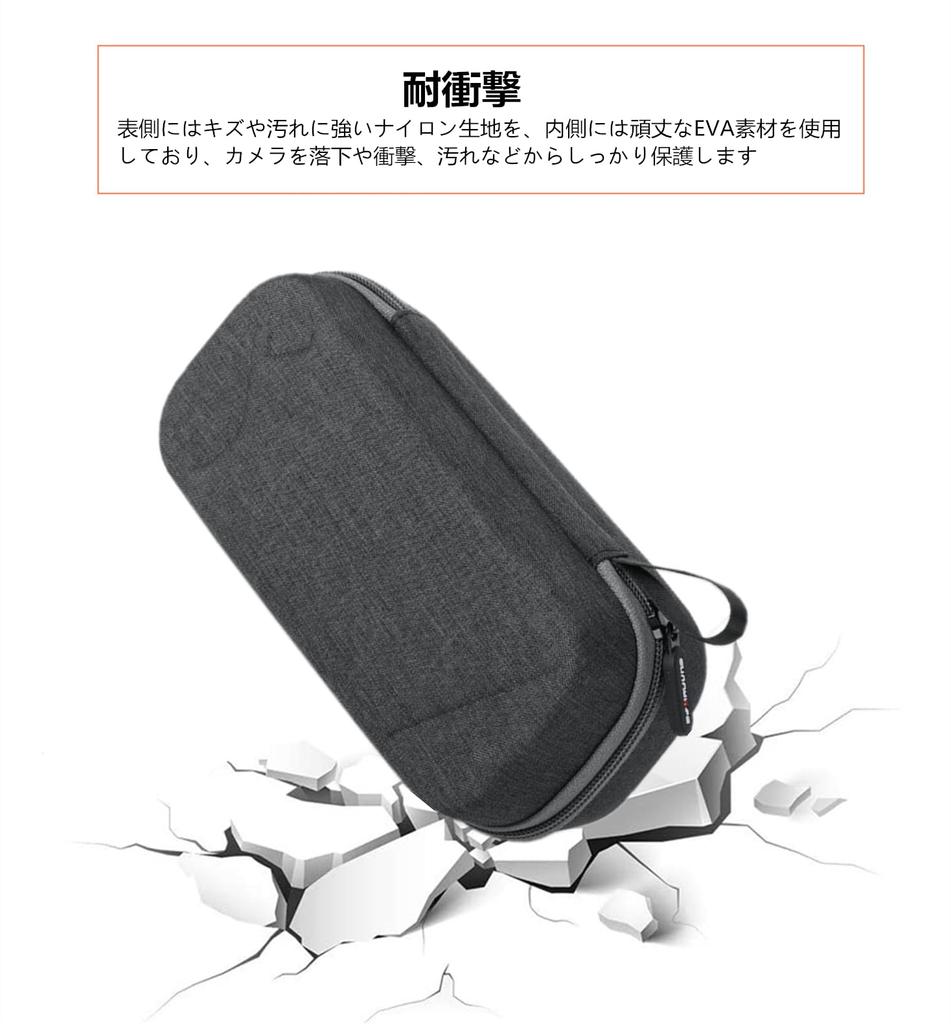 SHEAWA for Insta360 GO 3/GO 3S Case, Compact Shockproof Carrying Case, Pivot Stand, Magnetic Pendant, Clips, Cables, and Other Accessories