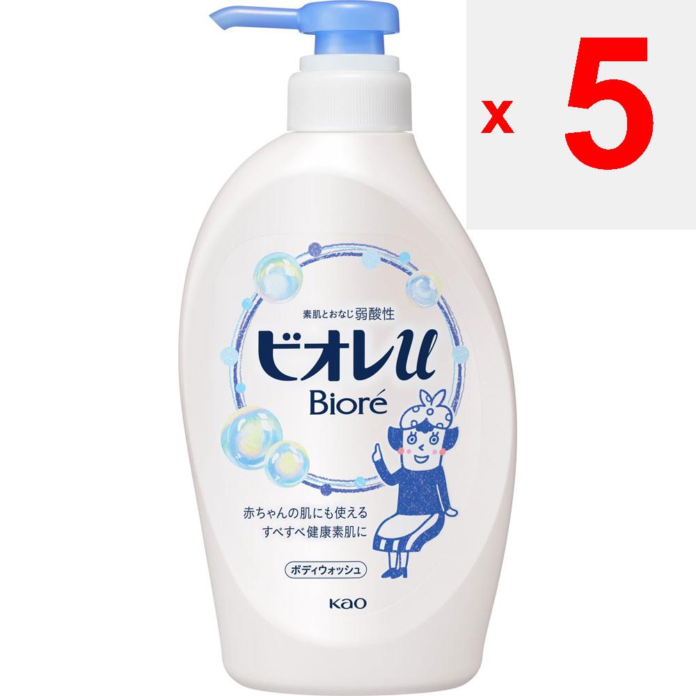 KAO Biore u Pompka Biore-u 480 ml do zastosowań ogólnych (Biore II) Mydło do ciała Nanieś odpowiednią ilość mydła na wilgotny ręcznik lub gąbkę, spień i umyj, a następnie
