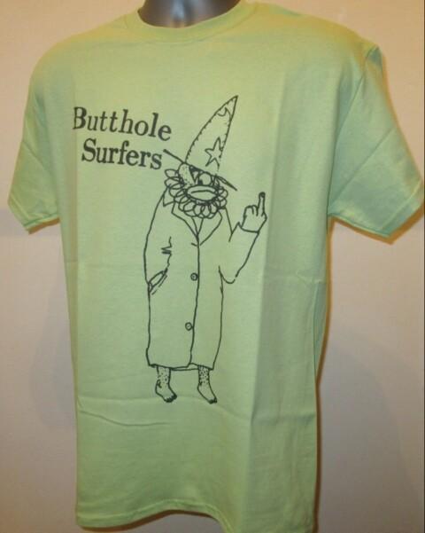 Butthole Surfers Clown T-shirt Rock Music Husker Du Fugazi Big Black Primus T303 XL