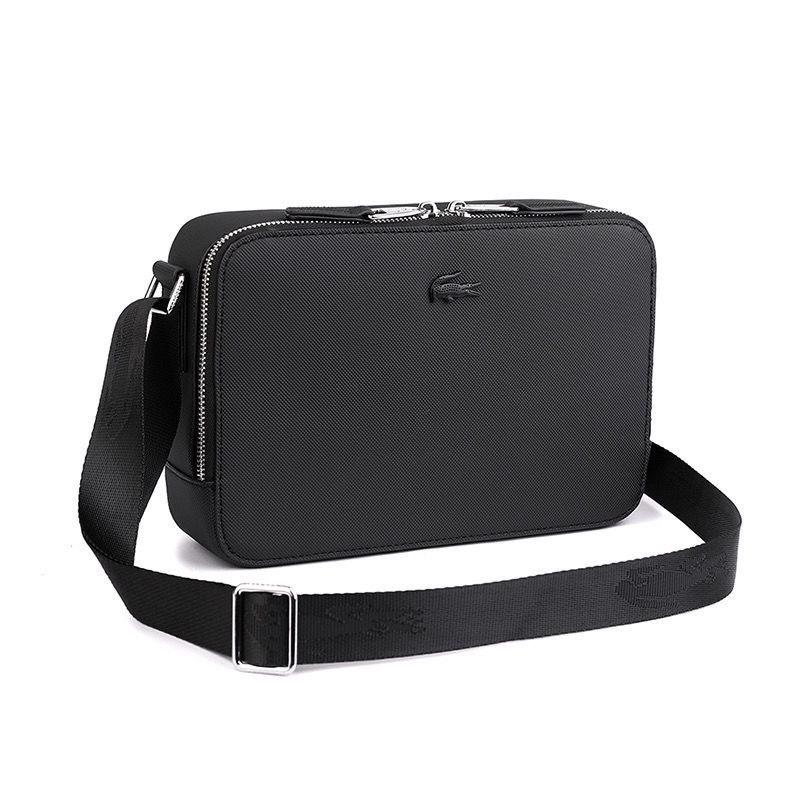 Men's Casual Vertical Crossbody Briefcase - Single Shoulder Solid Color Trend
