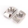 100Pcs T slot Nut Nickel Plating Carbon Steel Sliding Fasteners for Aluminium Profiles(M8 )