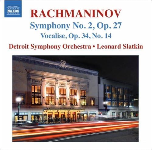 

CD RACHMANINOFF, SLATKIN; DETROIT SYMP - Rachmaninoff: Vocalise (Orchestral 8572458 Japan ObiClassical Used