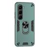 For Infinix Hot 60 Pro+ 4G Case PC+TPU Drop Defend Phone Cover with Ring Kickstand