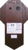 RHYTHM Pillar Wall Clock Analog Pendulum Electronic Chime Wood Brown Benglar R 4MJA03RH06 (Semi-Gloss Finish)
