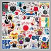 50 Bowling Graffiti Sports Stickers: Creative, Waterproof DIY for Skateboards & Luggage.