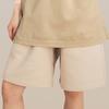 Li Ning China Color Series Solid Logo Embroidered Elastic Waist Straight Leg Shorts Men shorts Milk-Brown AKSS629-5