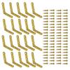 Gold 90 Degree Hinges Includes Screws Decorative Hinges Set Replacement Cabinet Hinges for Jewelry Boxes & Cabinets