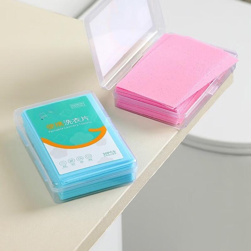 Портативные листы стирального порошка Fanshun 10 Boxes