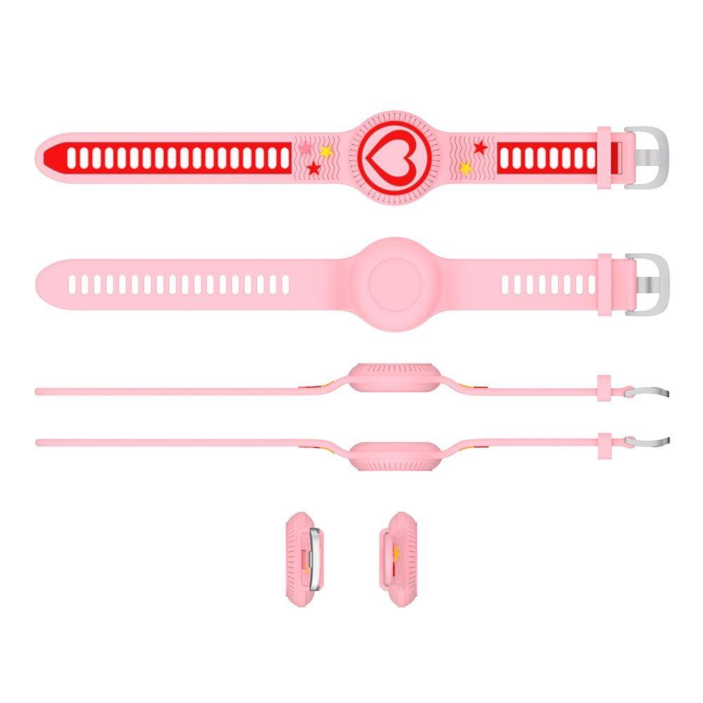 Silicone Kids Bracelet Cartoon Heart Tracker Holder Strap for AirTag Tracker Accessories