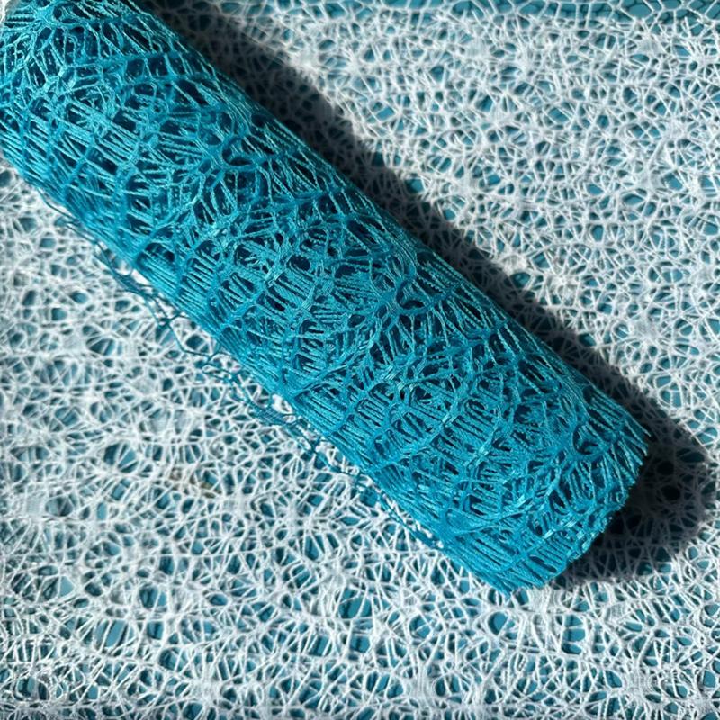 50Cm*4.5M/Roll Flower Wrapping Mesh Paper Iregular Hollow Net Wrapper Floral Bouquet Paper Fresh Flower Florist Packaging Sheet