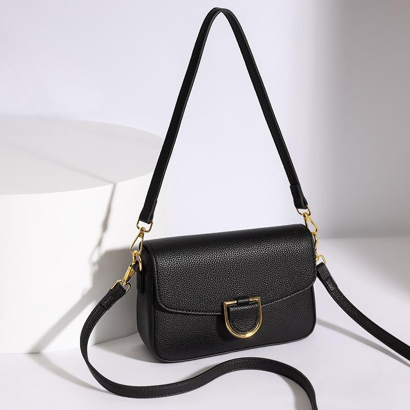Sac Dame Cuir Véritable Petit Sac Carré Rétro Sac à Bandoulière Mode Sac Bandoulière