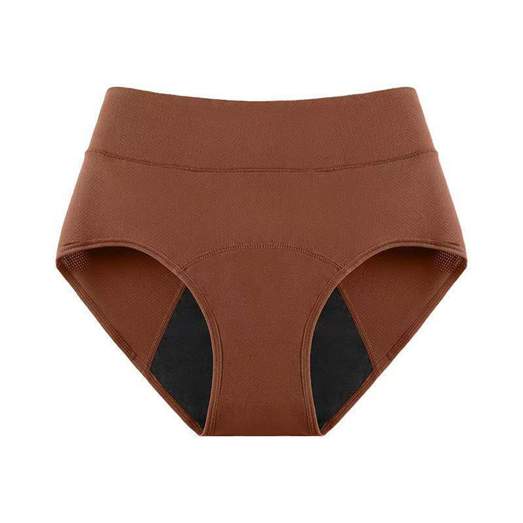 Women's Three-Layer Absorbent Period Underwear Breathable Leak-Proof Menstrual Panties with Ventilation Holes Comfortable Fit