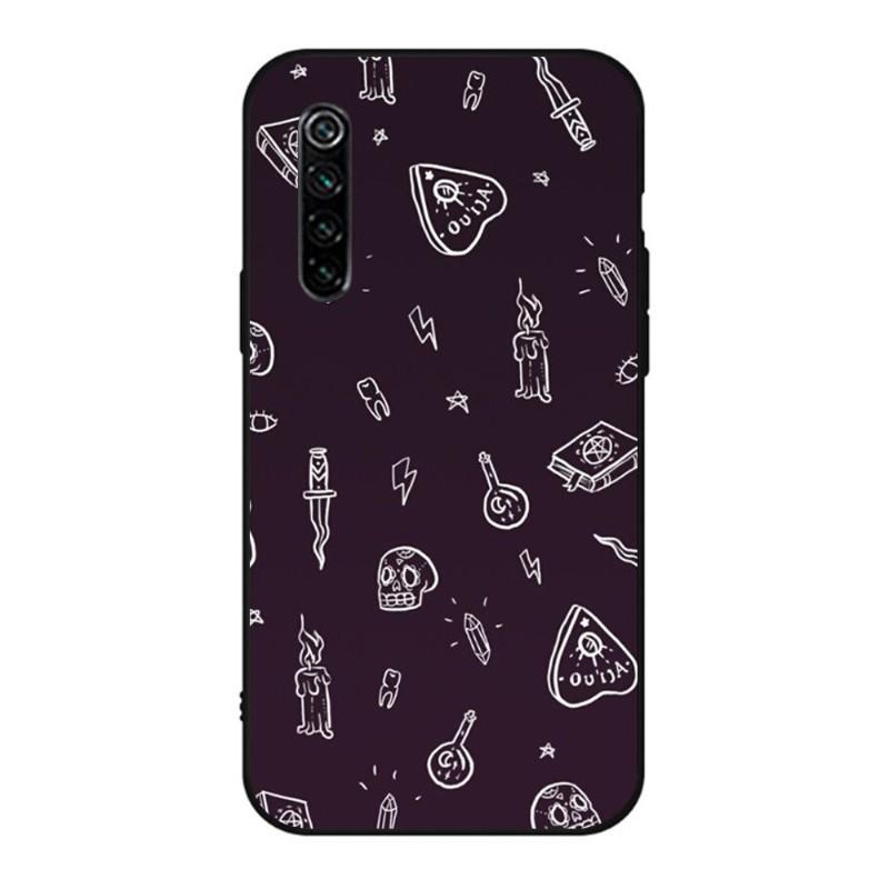 Witches Moon Tarot Wiedźmi Etui na Telefon Dla Realme GT 2 9i 8i 7i Pro X50 X2 C35 C21 C20 C11 C3 Miękkie Czarne Etui na Telefon