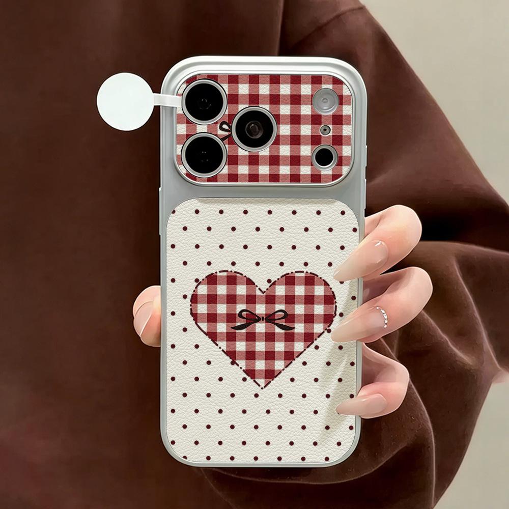Applicable to Apple 17promax mobile phone case iphone16/15/14/13/12Pro large window lambskin Apple 11