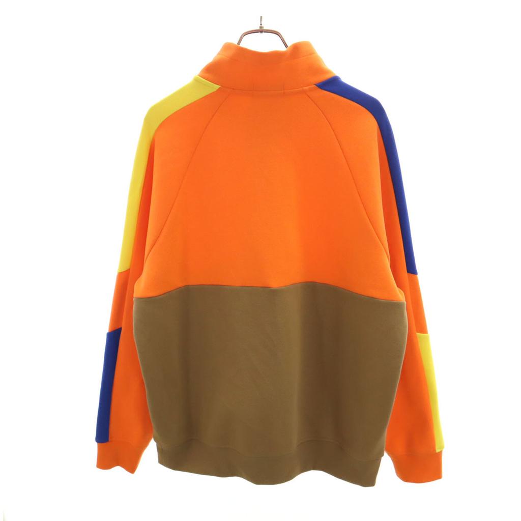 POLO RALPH LAUREN Half zip Jacket LG Orange series Pullover, pique fabric Men's Used
