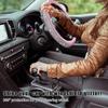 Ziciner Steering Wheel Cover, Bling Crystal Rhinestones Auto Wheel Protector, Sparkly Cover Universal Fit Diverse 14.5-15 Inch Steering Wheel,