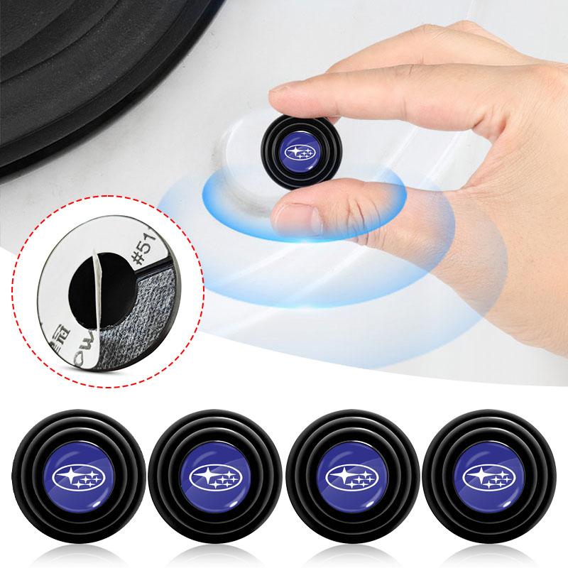 1/2/4pcs Car Door Shock Absorber Cushion Shockproof Pad For Subaru Forester SG SJ SH Crosstrek Legacy Tribeca XV