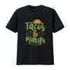 Tacos and Margs T Shirt  Vintage Washed Stretched Versatile Unisex Breathable Homme Soft Graphic Comfortable Slightly Stylish
