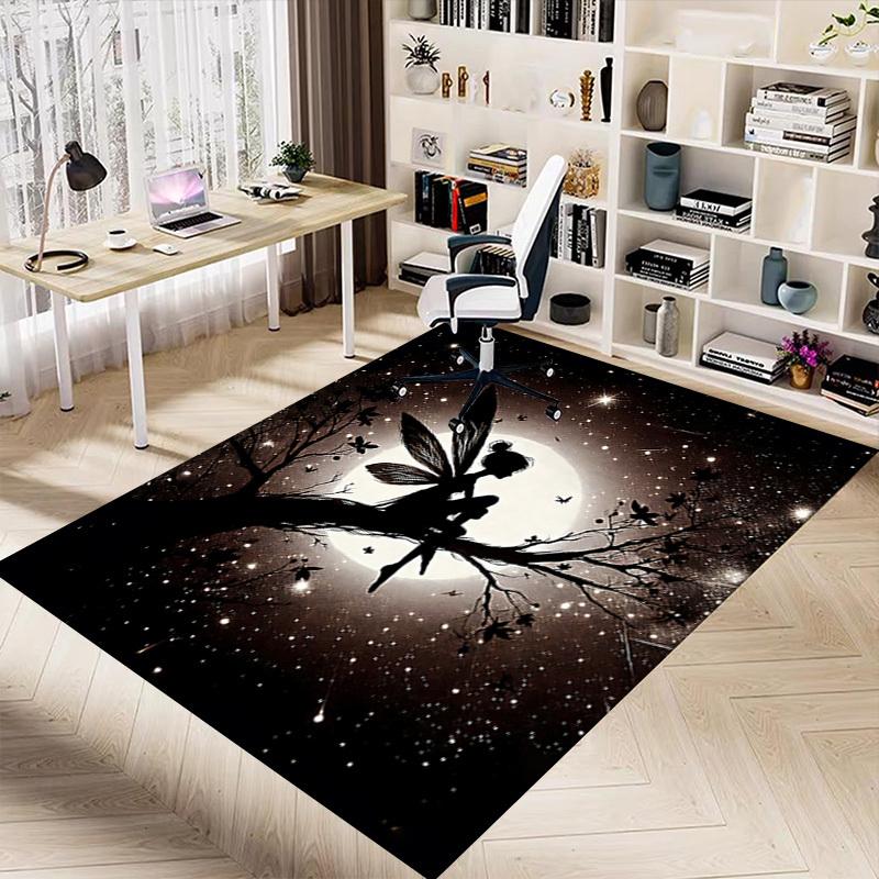 1PC Fairy Moonlight Extra Large Non Slip Floor carpet, Office, family, bedroom Large Area Rug Indoor Rugs, Vibrant Colors