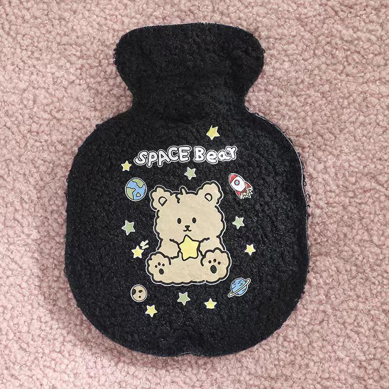 Cartoon Explosion-Proof Inflatable Hot Water Bottle & Mini Hand Warmer for Kids and Students