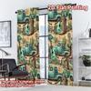 2D FLAT PRINTING 2pcs Curtains (Without Rod) Vintage Western Scene Modern Modern Curtains Versatile Durable Polyester Curtains