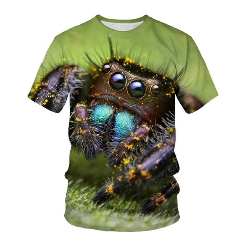 Osobnost Móda Houba Unisex Ležérní Tričko s Krátkým Rukávem Kulatý Výstřih Top Nový Zábavný HD 3d Potisk Letní Nadměrná Velikost Tričko