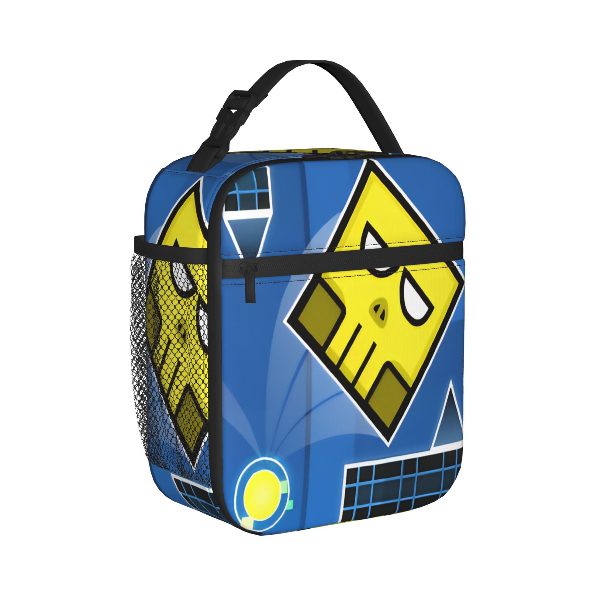 Geometrie Kubus spel Thermisch Geïsoleerde Lunchtassen voor School Draagbare Voedseltas Mannen Vrouwen Koeltas Thermische Lunchboxen Option 1