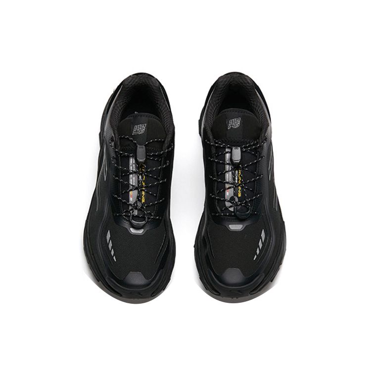 Anta Running Series Sports Non-Slip Shock Absorbing Durable Low-Top Running Shoes Men Sneakers Black 112145525-4