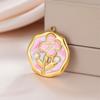Teamer Color Enamel Flower Branch Pendant Stainless Steel DIY Making Charm For Women Necklaces Bracelets Fashion Jewelry Gift