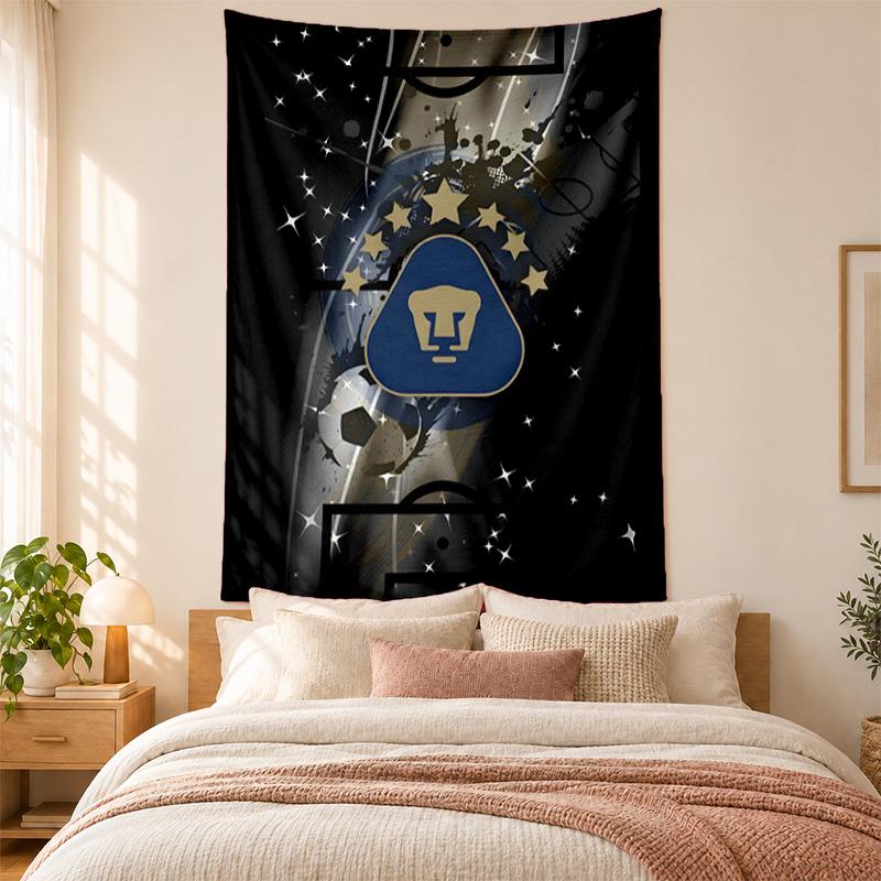 Club universidad nacional pumas Tapestry highquality for decorating living room bedroom dorm walls ideal as bedroom wallart orholiday gift