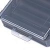 Portable Fishing Tool Box, Double-side Tool Box Bead Organizer, Fishing Hook Sealing Storage Organizer, Fishing Tackle Organizer Box For Jigs, Lures,
