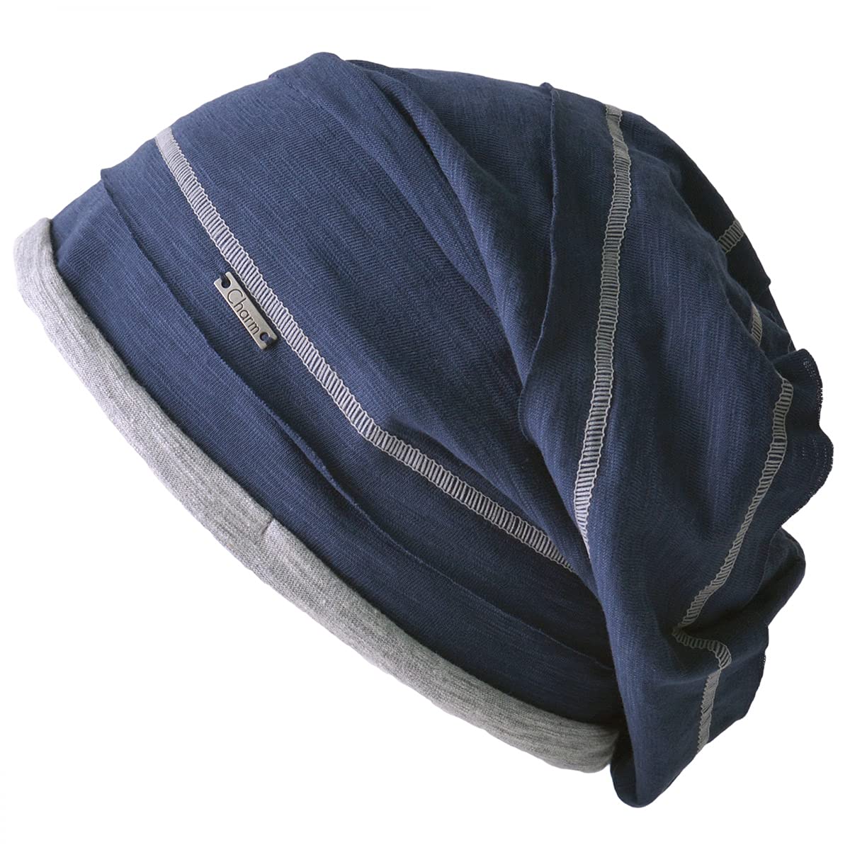 

CasualBox Тонкий Хлопок Стежок Линия Большие Часы Большой Размер Шляпа Лето [Шарм] 100% [Свободный Размер/Темно-синий]