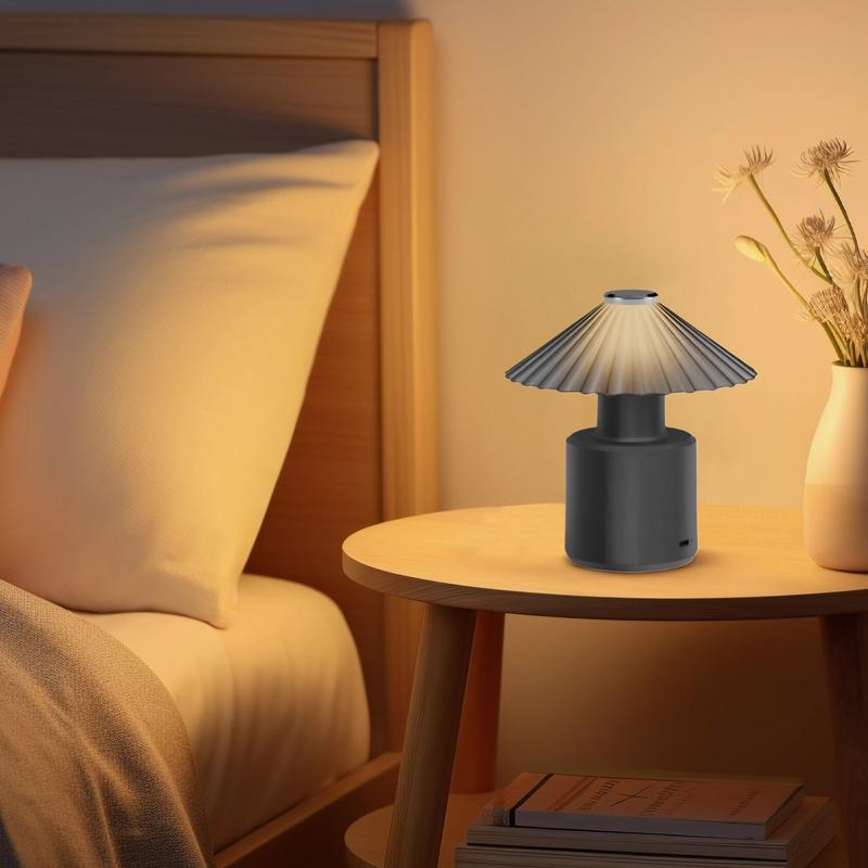 Desk Nightlight Rechargeable Night Light Touch Control Mushroom-Shaped Cute Illumination Figure Waterproof Decoration For