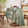 New Square Table Round Table Hollowed Out French Lace Round Mirror Flower Living Room Bedroom Study Dining Table
