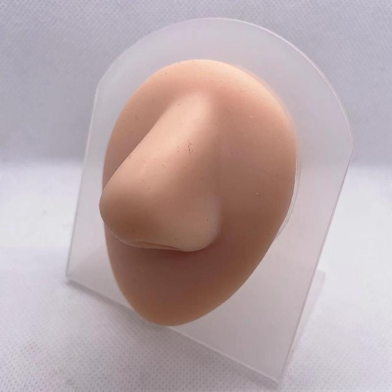 Silicone Ear, Nose, Tongue, Navel, Eye, and Mouth Model of Human Senses