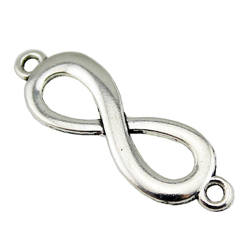Infinity Connectors Heart Bracelets Charms Lightning Romantic Jewelry Findings
