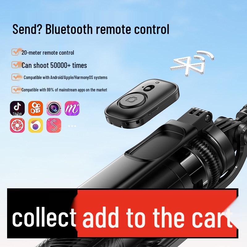 Li Sen 2025 Universal Selfie Stick & Tripod: Portable, Anti-Shake, Perfect for Mobile Photography